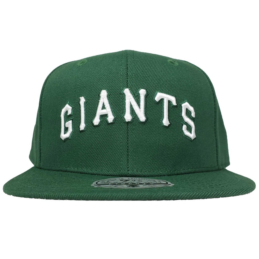 San Francisco Giants Mitchell & Ness MLB Fitted 7 3/8 Flatbill Cap Hat Green NWT